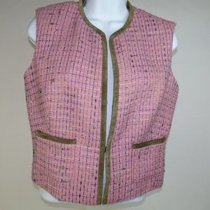 bebe pink womens vest Small